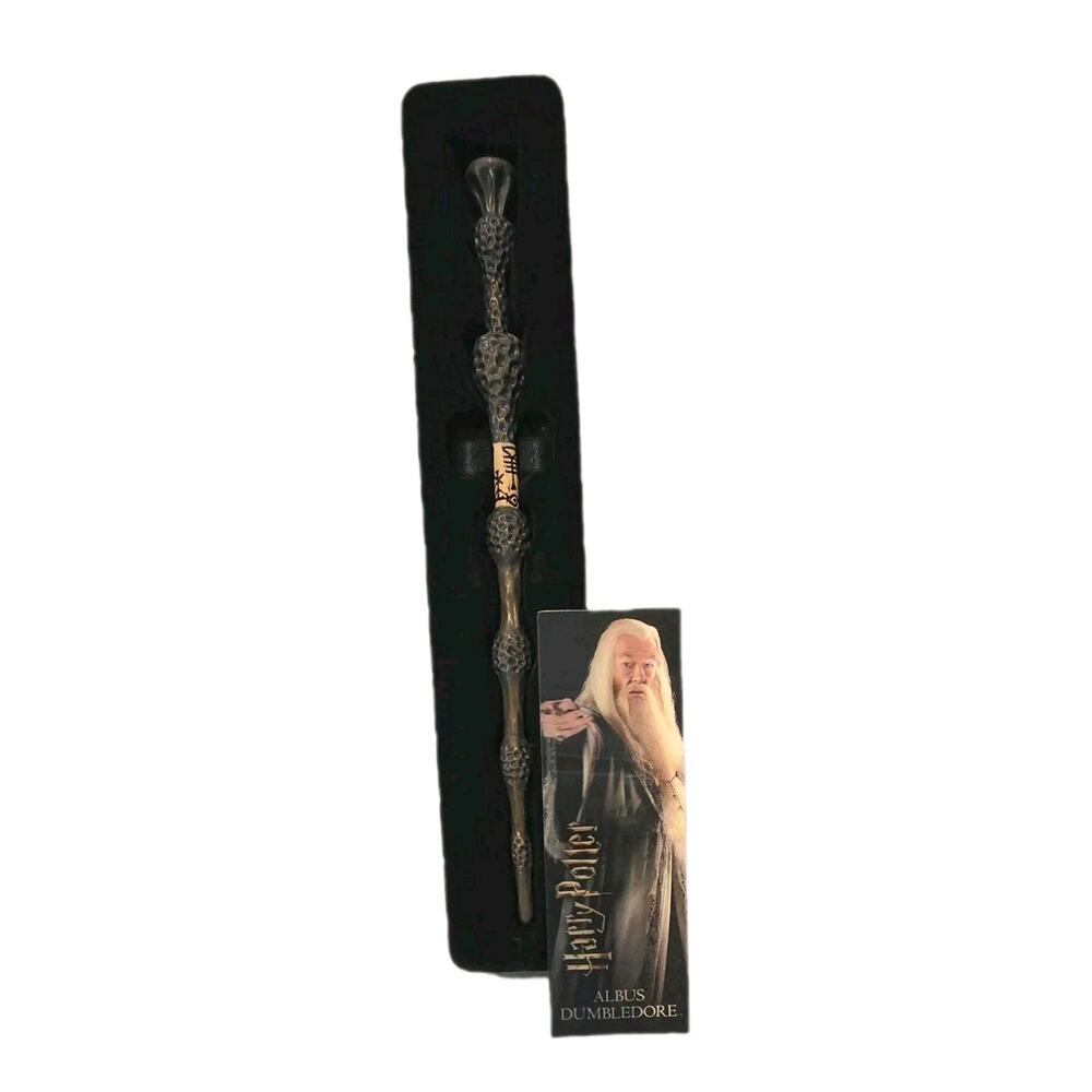 Harry Potter Wand Dumbledore Wizarding World Elder 12-inch Replica w bookmark